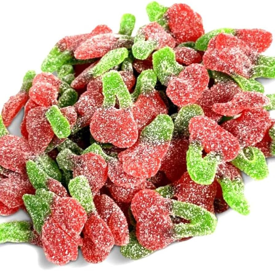 Sour Cherry Gummi Candy Bulk Soft Fruit Gummies