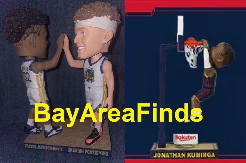 Golden State Warriors Kuminga Brandin Podziemski Trayce Jack-Davis Bobblehead
