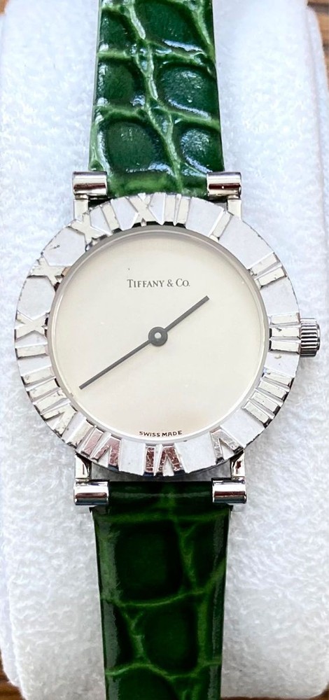 Tiffany Atlas Sterling Silver 925 Quartz Women s L0640