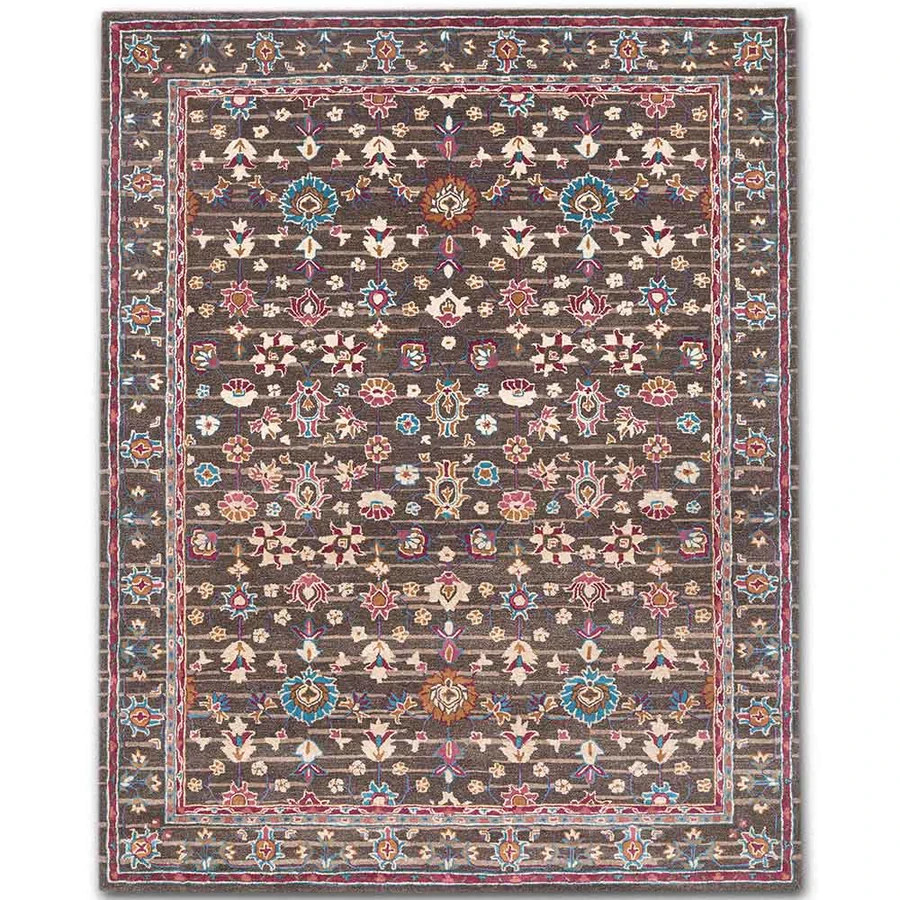 New Hand Tufted 100% Wool Rug Color Multicolor Design Luxury Handmade Carpet Rug