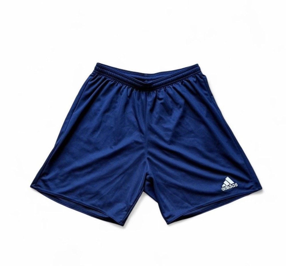 Adidas Mens Athletic Shorts Blue Size M Soccer Gym Training