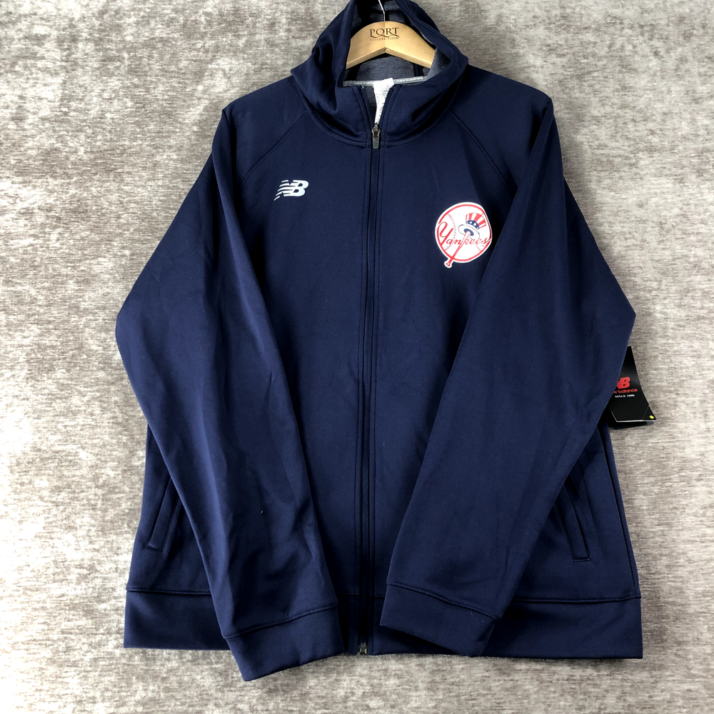 New Balance x New York Yankees MLB Blue Full Zip Jacket Mens XL Brand New