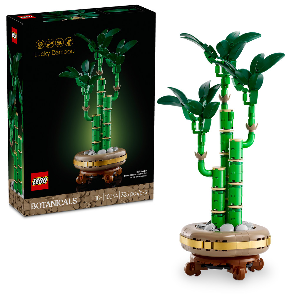 LEGO Botanicals Lucky Bamboo 10344 Building Kit Artificial Plant Creative Gift Idea