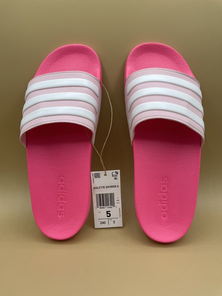 Youth Size 5 Adidas Adilette Slide Water Shoes No Box New