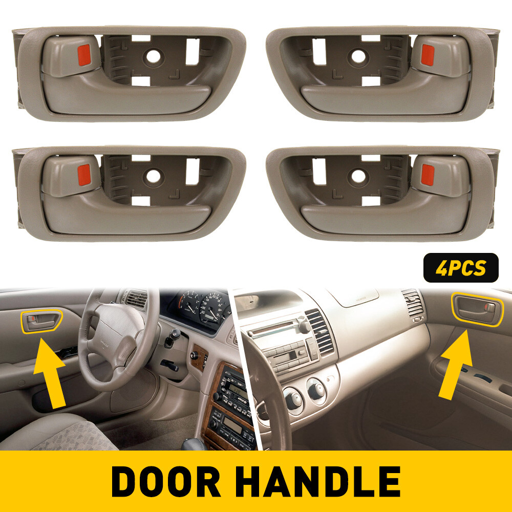 Beige Left Driver Side Interior Door Handle for 02-06 Toyota Camry