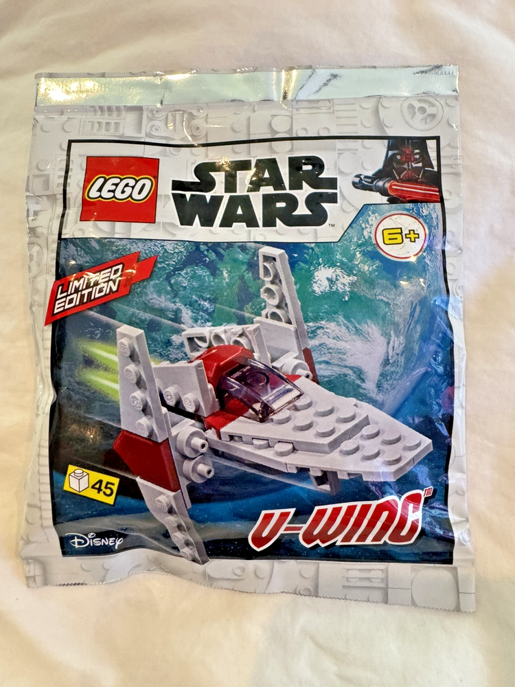 LEGO Star Wars V-Wing Mini Foil Pack Limited Edition Collectible