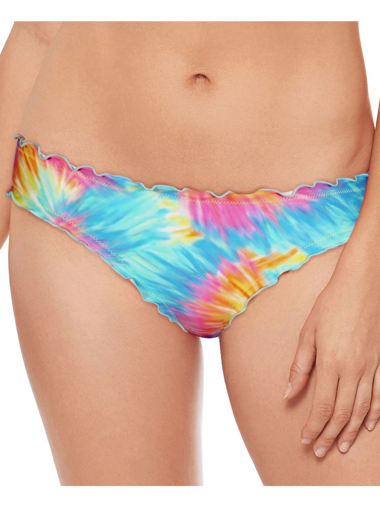 SALT COVE Womens Multi Color Cheeky Hipster Swim Bottom XS