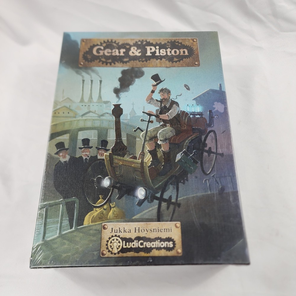 Gear & Piston Board Game LudiCreations Strategy Car Mechanic Jukka Hoysniemi New