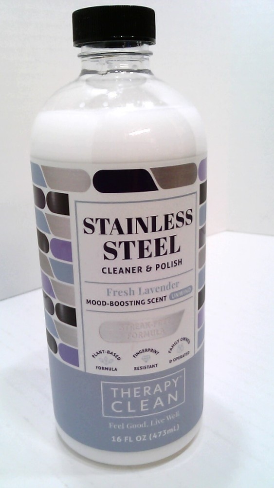 Premium Stainless Steel Cleaner & Polish with Lavender Scent - 16 fl Oz