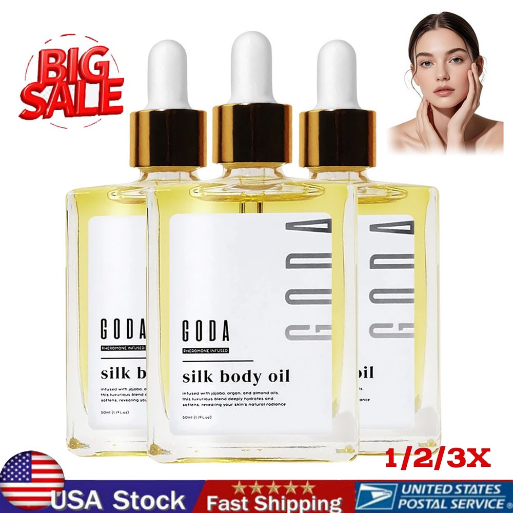 GODA Silk Body Oil Women-Firming Anti Aging Skin Moisturizing,Bath & Shower Oil