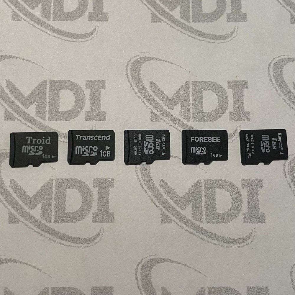 5pc | 1GB Micro SD Card TF Used Tested Formatted | Phone Camera GPS