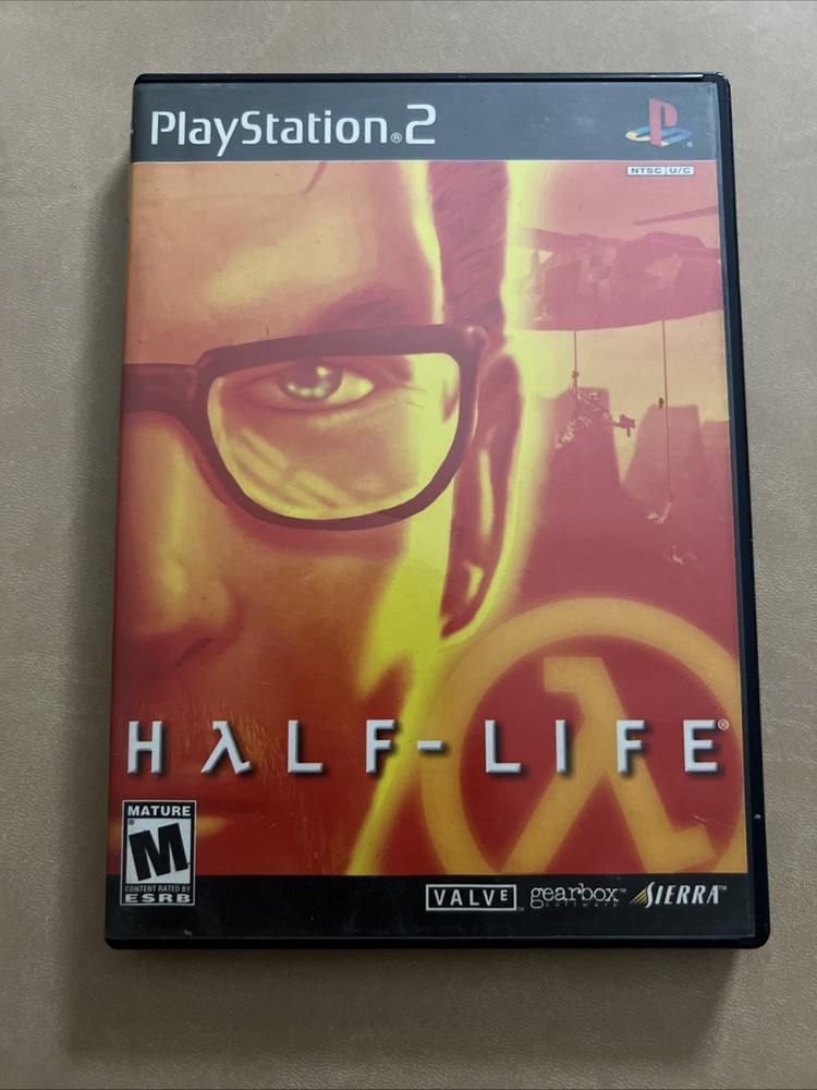 Half-Life (Sony PlayStation 2 PS2, 2001) With Registration Papers