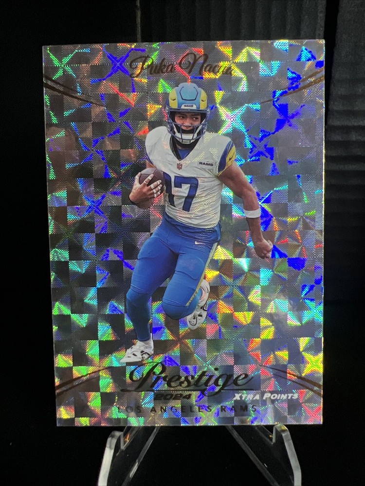 2024 Panini Prestige Puka Nacua #175 Hyper Xtra Points LA Rams