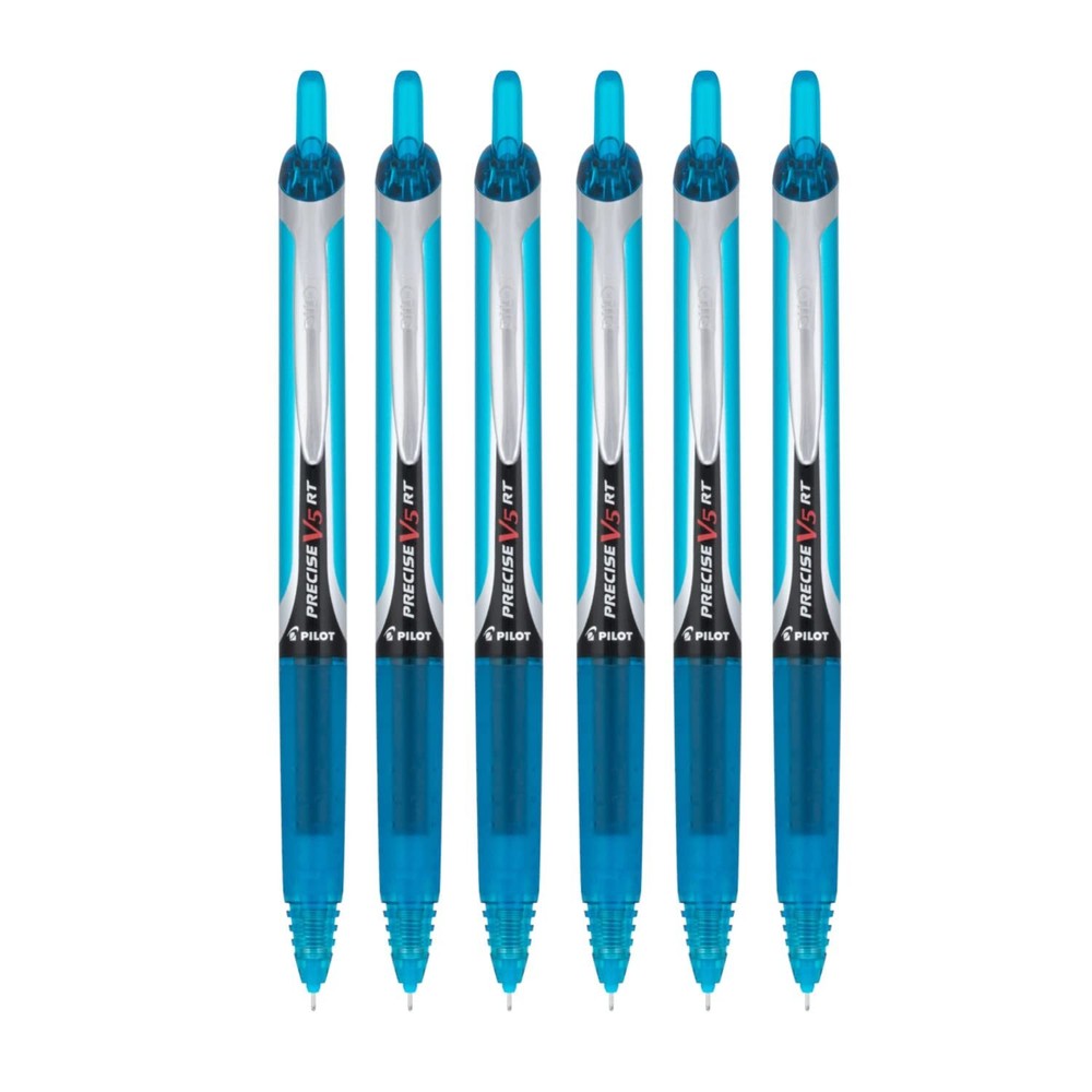 Pilot Precise V5 RT Refillable & Retractable Liquid Ink Rolling Ball Pens, Ex...
