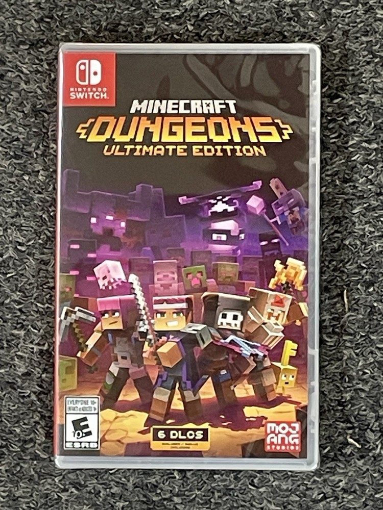 Brand New Sealed Minecraft Dungeons Ultimate Edition **For Nintendo Switch**