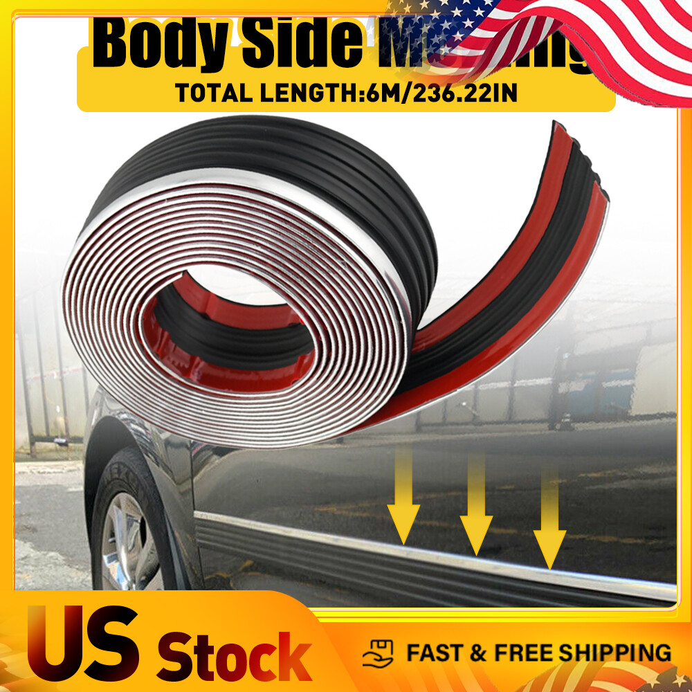 Chrome Body Side Molding Belt Protector for Chevy GMC SUV Trucks