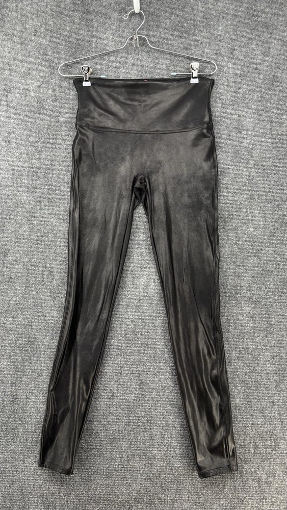 Spanx Black Leggings Women’s Large Pull On Slimming
