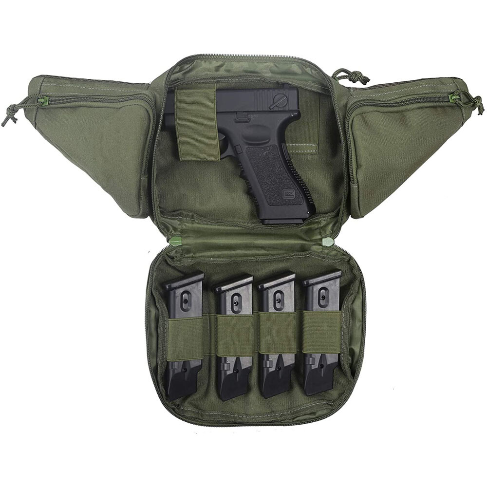 Tactical Fanny Pack Holster Military Pistol Concealed Carry Waist Pouch Gun Bag