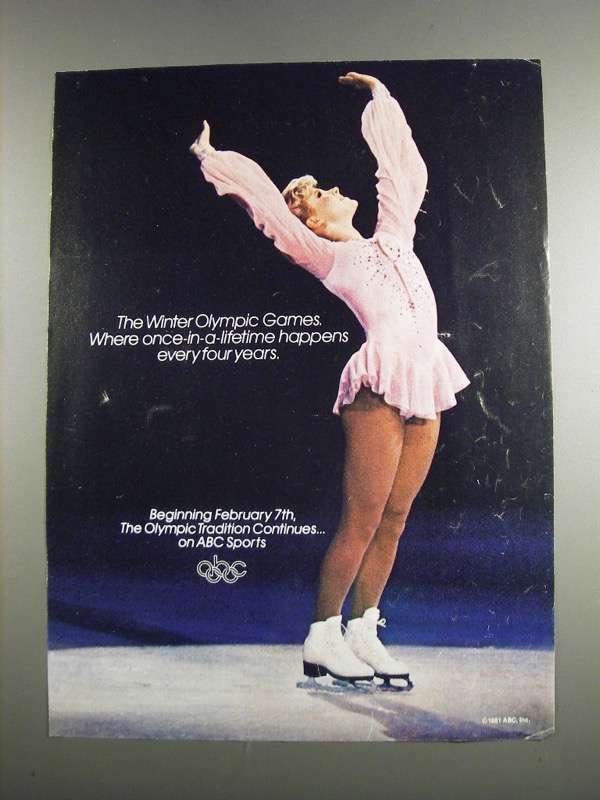 1984 ABC Sports Winter Olympic Games Ad