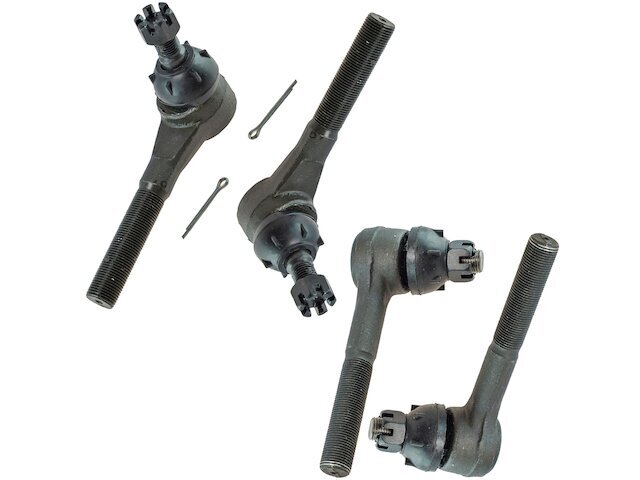 Front TRQ 4 Piece Tie Rod Set Tie Rod End Set fits Dodge B200 1979-1980 95FNFC