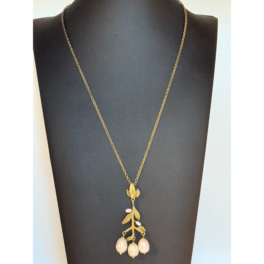 Michael Michaud Victorian Vine Chandelier Pendant Necklace