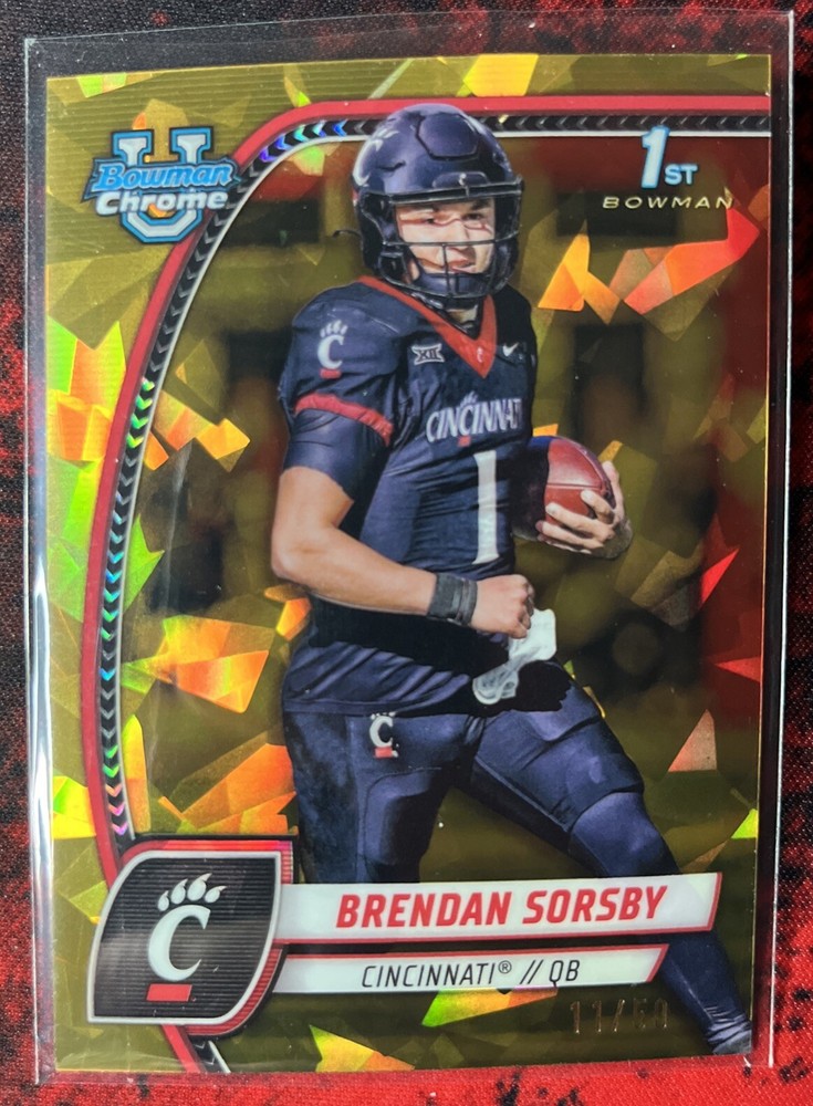 2024 Bowman Sapphire Brendan Sorsby 1st Bowman Gold Sapphire/50 RC