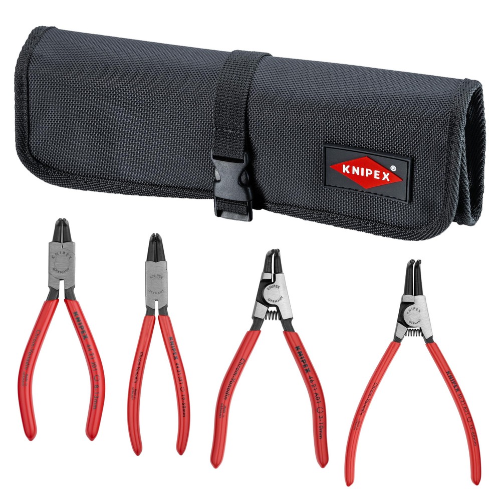 9K 00 19 54 US 90° Circlip Snap-Ring Pliers Set in Pouch (4 Piece)