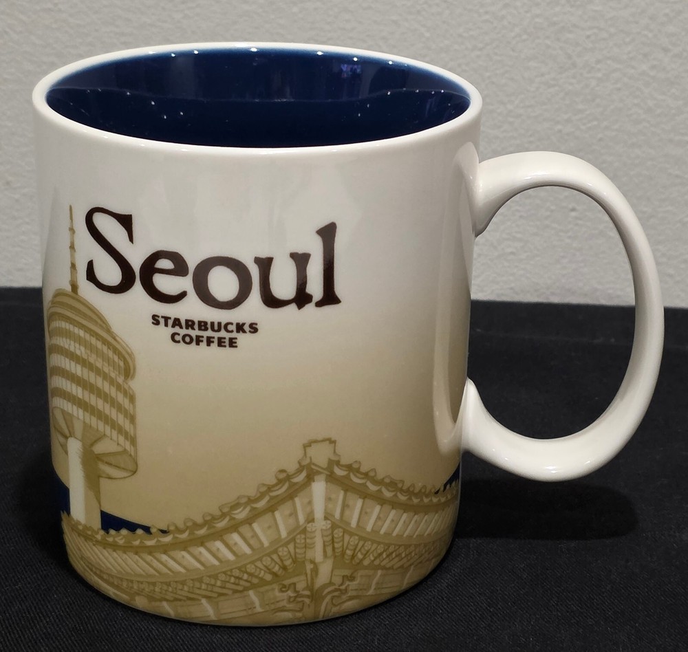 Seoul South Korea Starbucks City Mug 16oz Global Icon Collector Coffee Cup