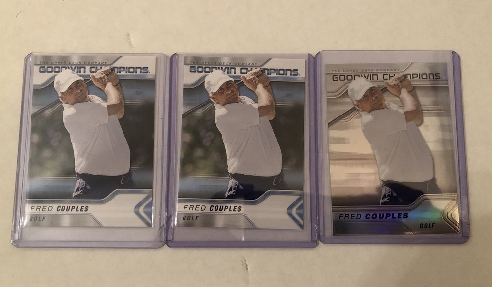 Lot of 3 Fred Couples Golf Cards Goodwin Champions Upper Deck PGA