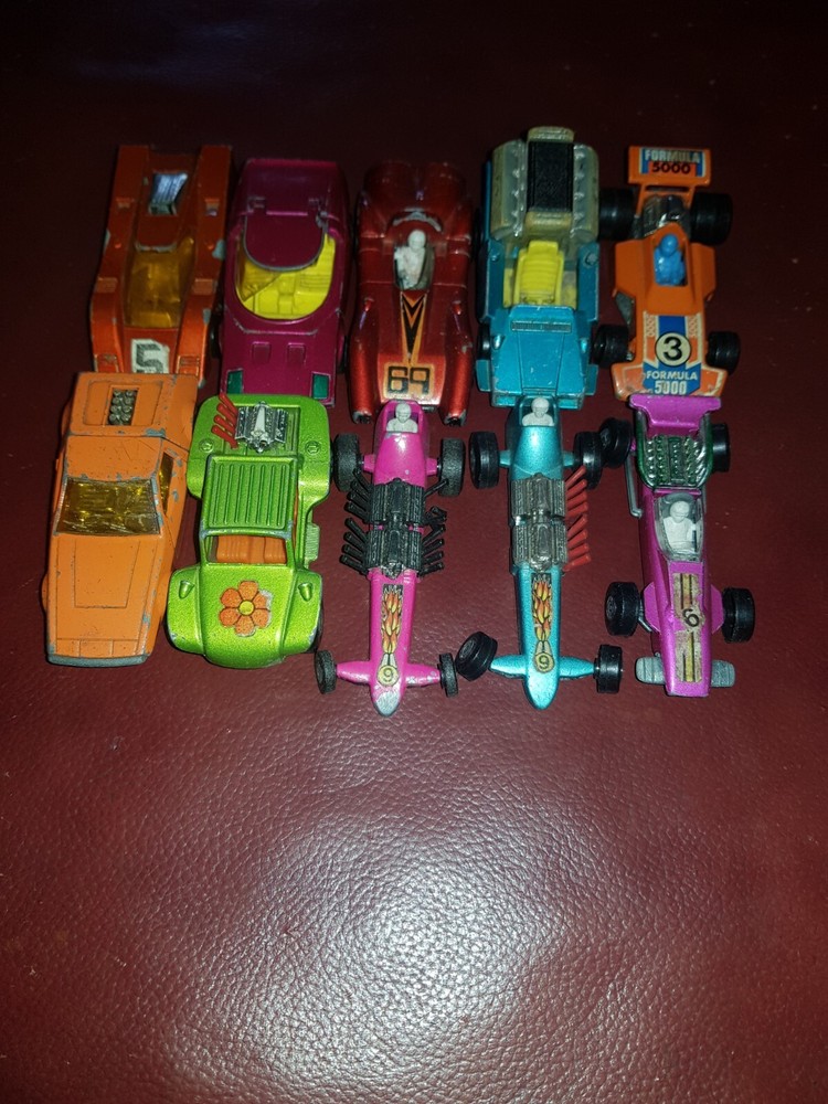 Vintage Matchbox/lesney Race/Drag Car/Hot Rod Job Lot Some For Restoration...