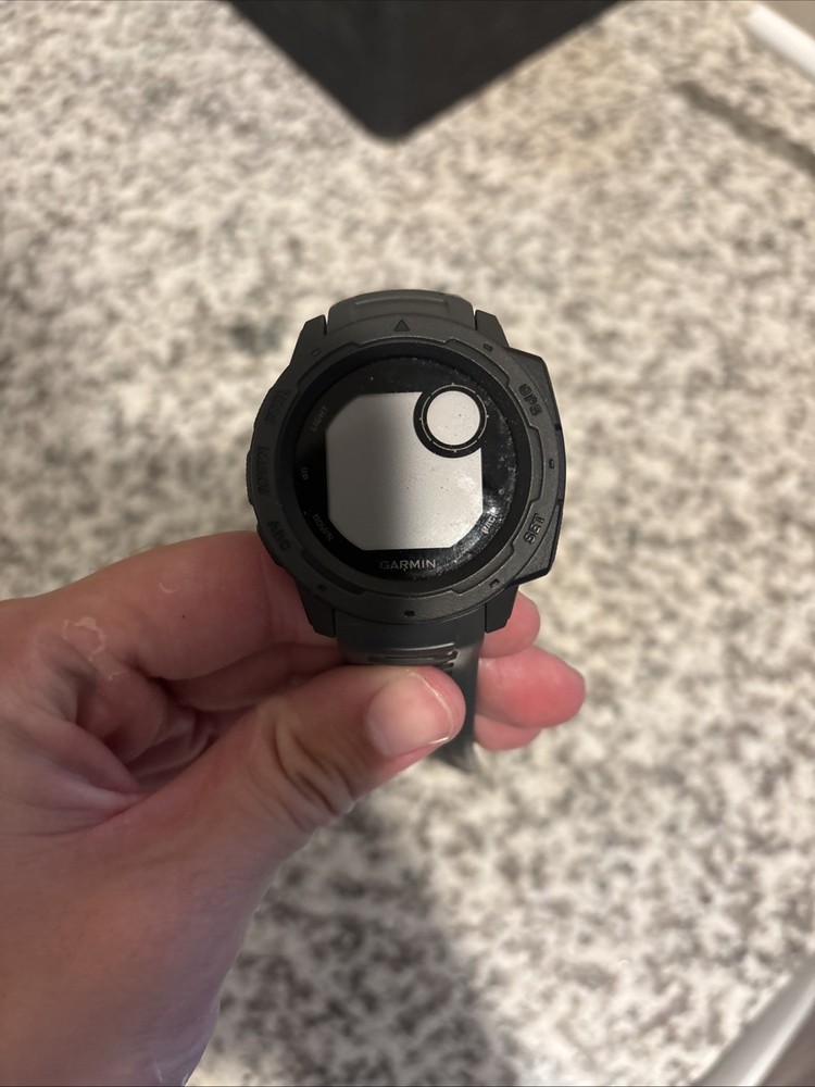 Garmin Instinct Smartwatch Graphite Preowned With Charger