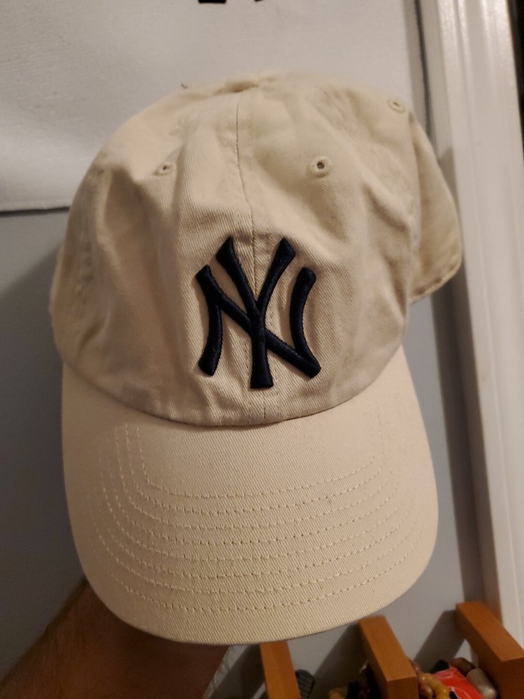 New York Yankees 47 Brand Strapback Adjustable Hat Cap Men Women MLB White Blue