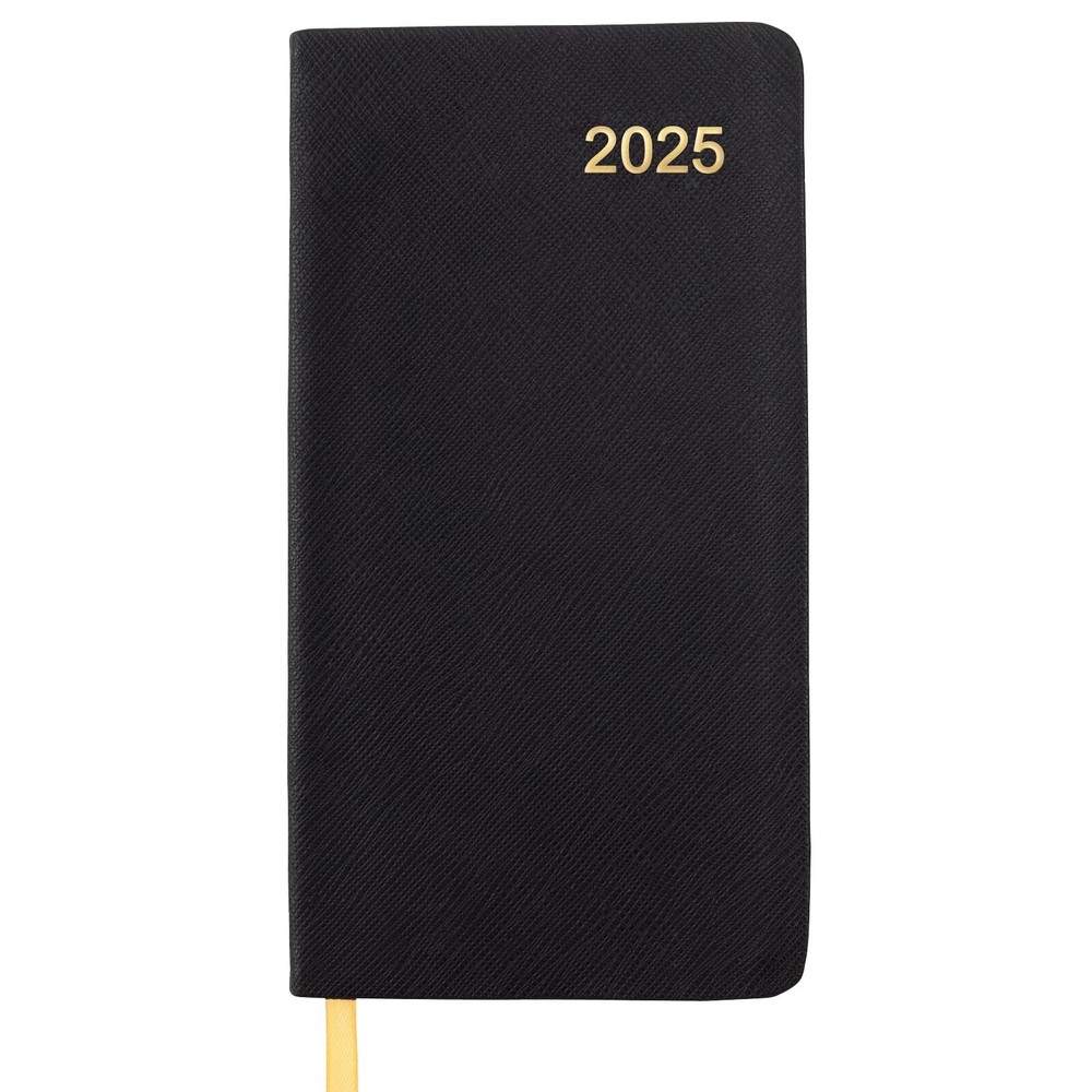 2025 Textured Cover Weekly Monthly Pocket Planner/Pocket Calendar 4