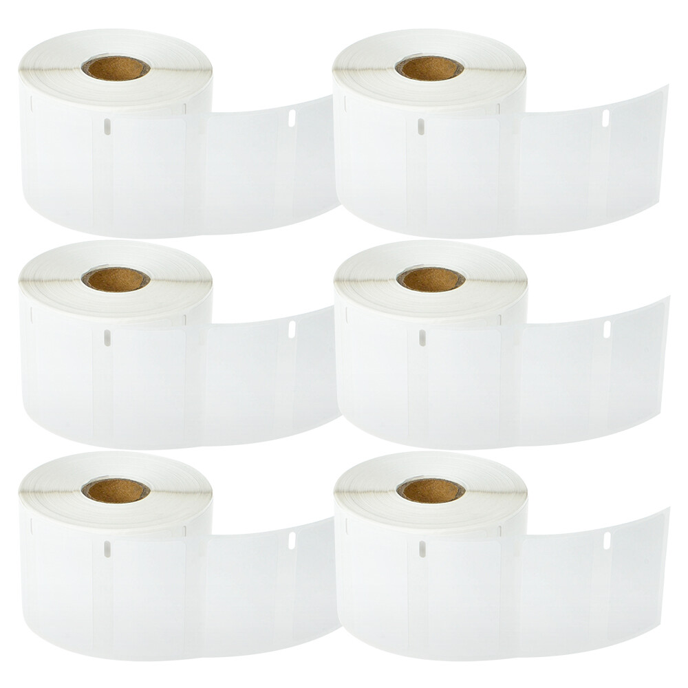 6Rolls Multi-purpose White 30334 Labels 2-1/4
