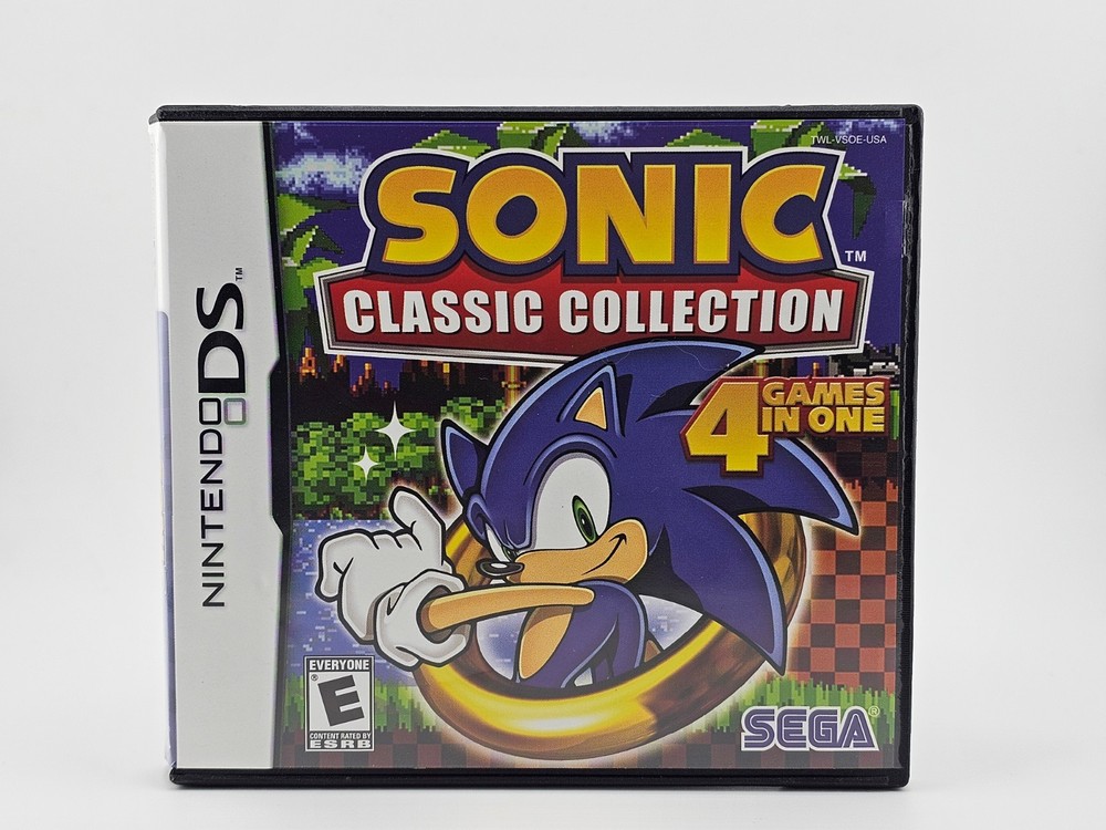 Nintendo DS Sonic Classic Collection CIB Cleaned & Tested