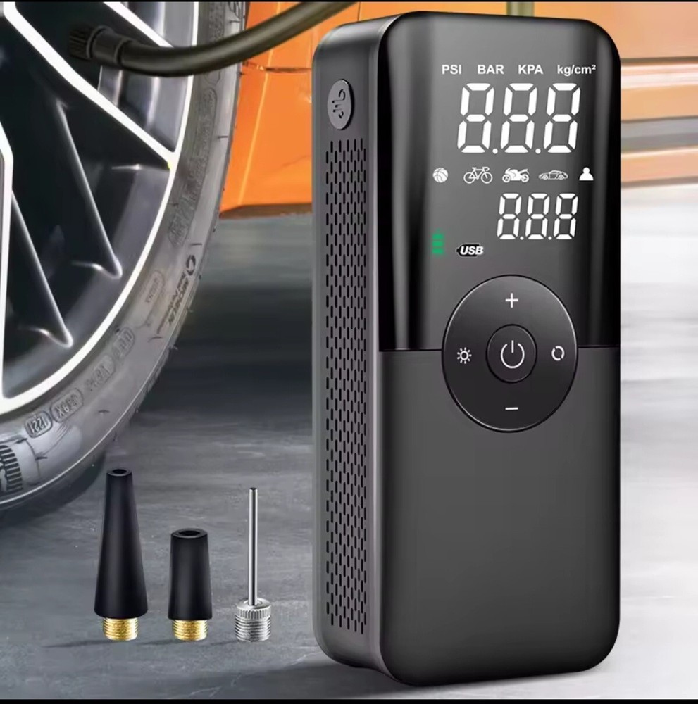 Carson Portable Inflatable Tire Pump Fast Easy Air Compressor for Cars Bikes SUVs  