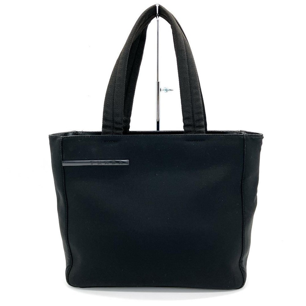 Prada Sport Black Nylon A4 Shoulder Tote Bag