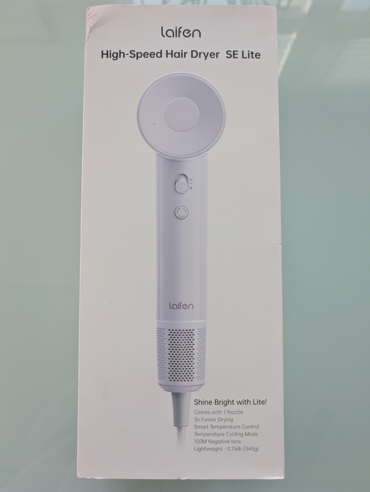 Laifen SE Lite High-Speed Hair Dryer 1400W Glossy Purple Smart Temp