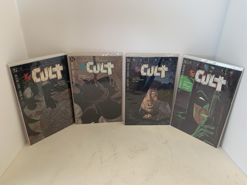 Complete Set Batman The Cult 1-4 Jim Starlin Berni Wrighton Bruce Wayne Gotham