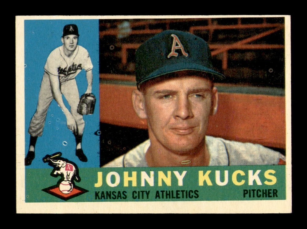 1960 Topps #177 Johnny Kucks NM-MT Baseball Card OBGcards