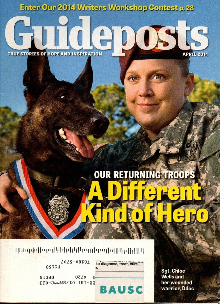 Guideposts Magazine April 2014 Our returning troops a Different kind of Hero