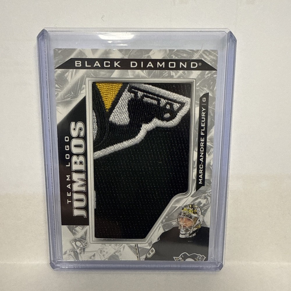 2024-25 Black Diamond Team Logo Jumbos Marc Andre Fleury Penguins
