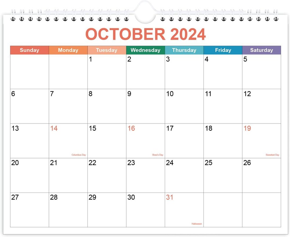 Calendar 2024-2025, Wall Calendar from October 2024 - June 2026, 21Months Cal...