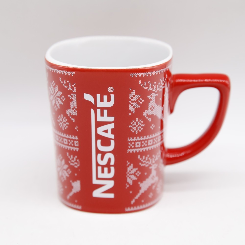 Nescafe Christmas Holiday Mug 11 oz Reindeer