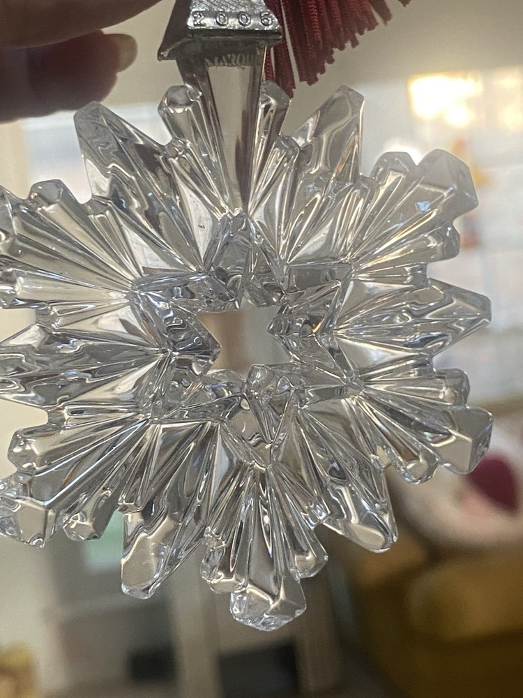 Waterford Crystal Snowflake Ornament