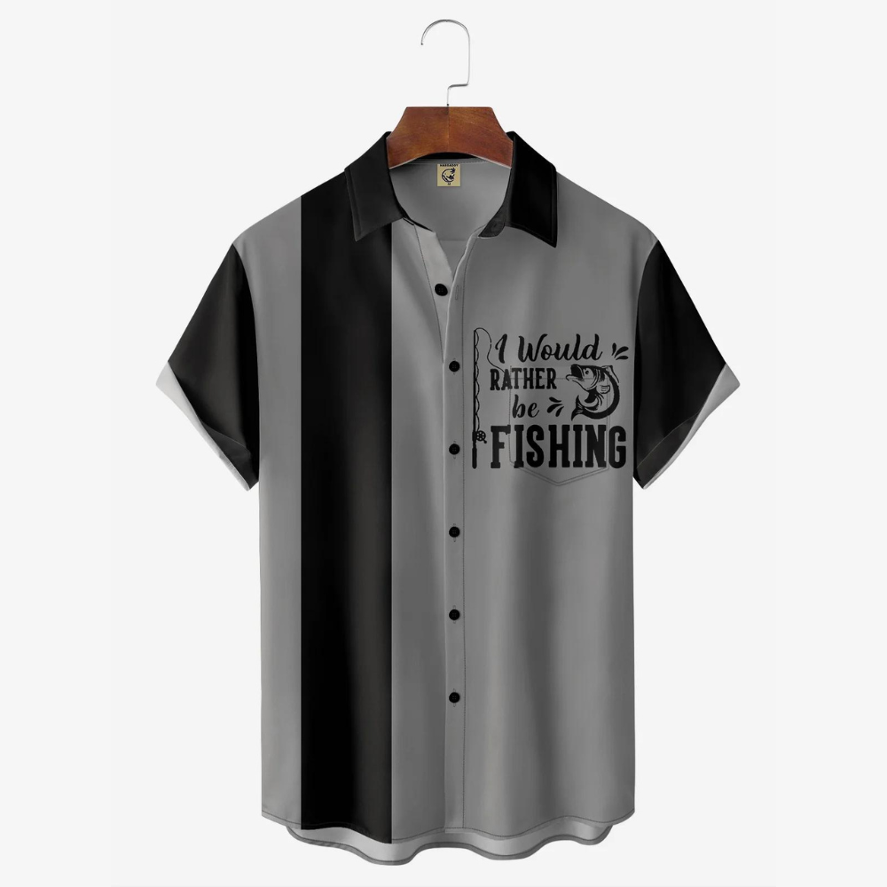 I’d Rather Be Fishing Hawaiian Shirt Design
