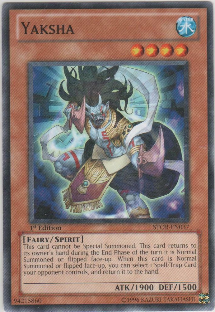 Yaksha - STOR-EN037 - Common - 1st Edition x3 - Near Mint