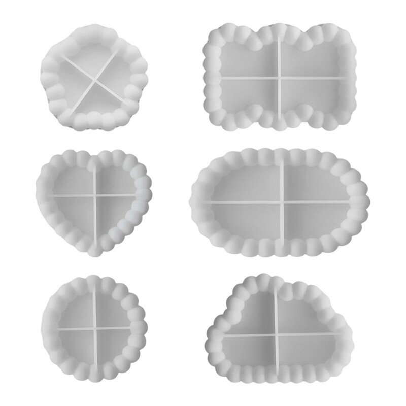 Multishaped Resin Casting Moulds Silicone Molds for Hand Making Trays