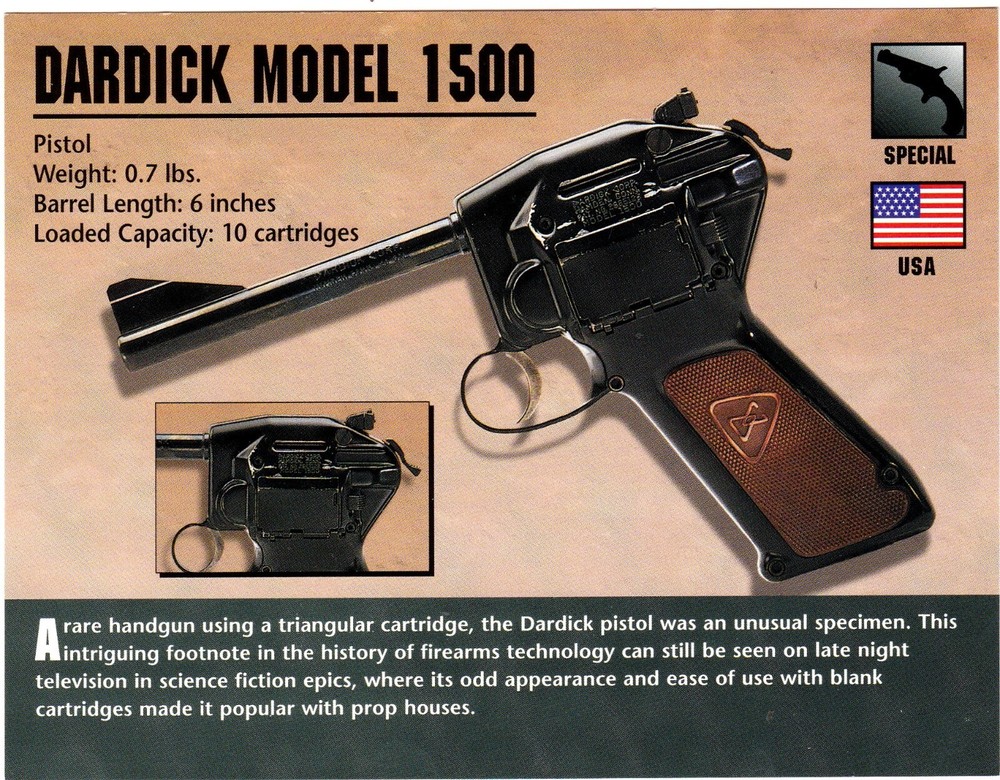 Dardick Model 1500 Special Classic Firearms Photo Card u