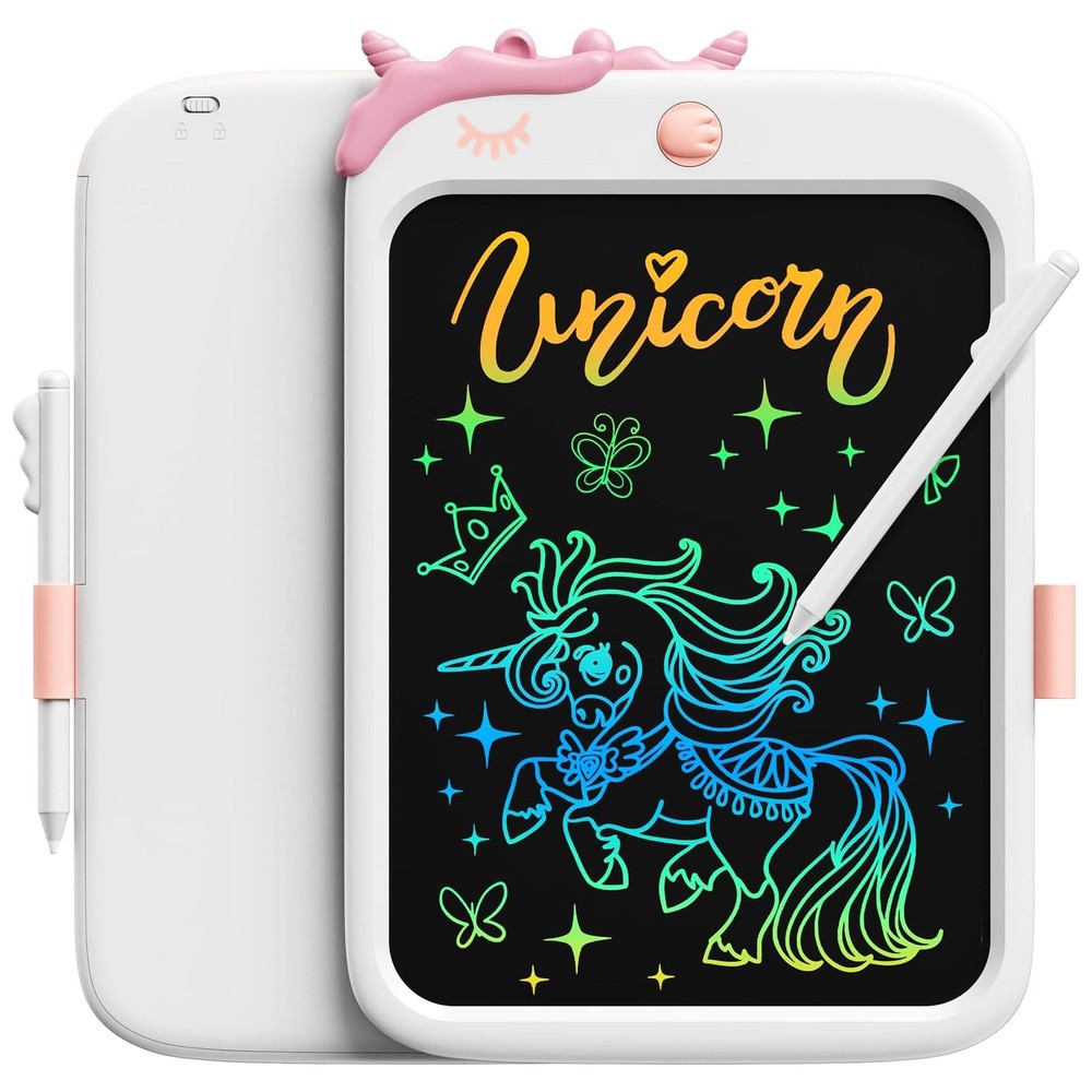 10inch LCD Writing for , Colorful Toddlers Toys Drawing Board, Educational Gi...